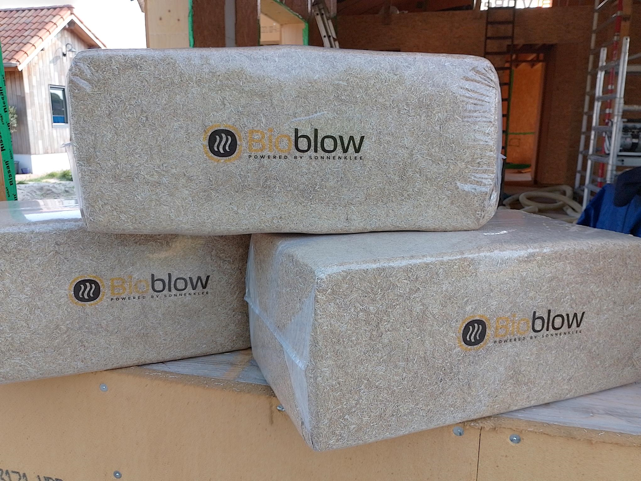 BioBlow: de ingeblazen isolatie van 100% tarwestro
