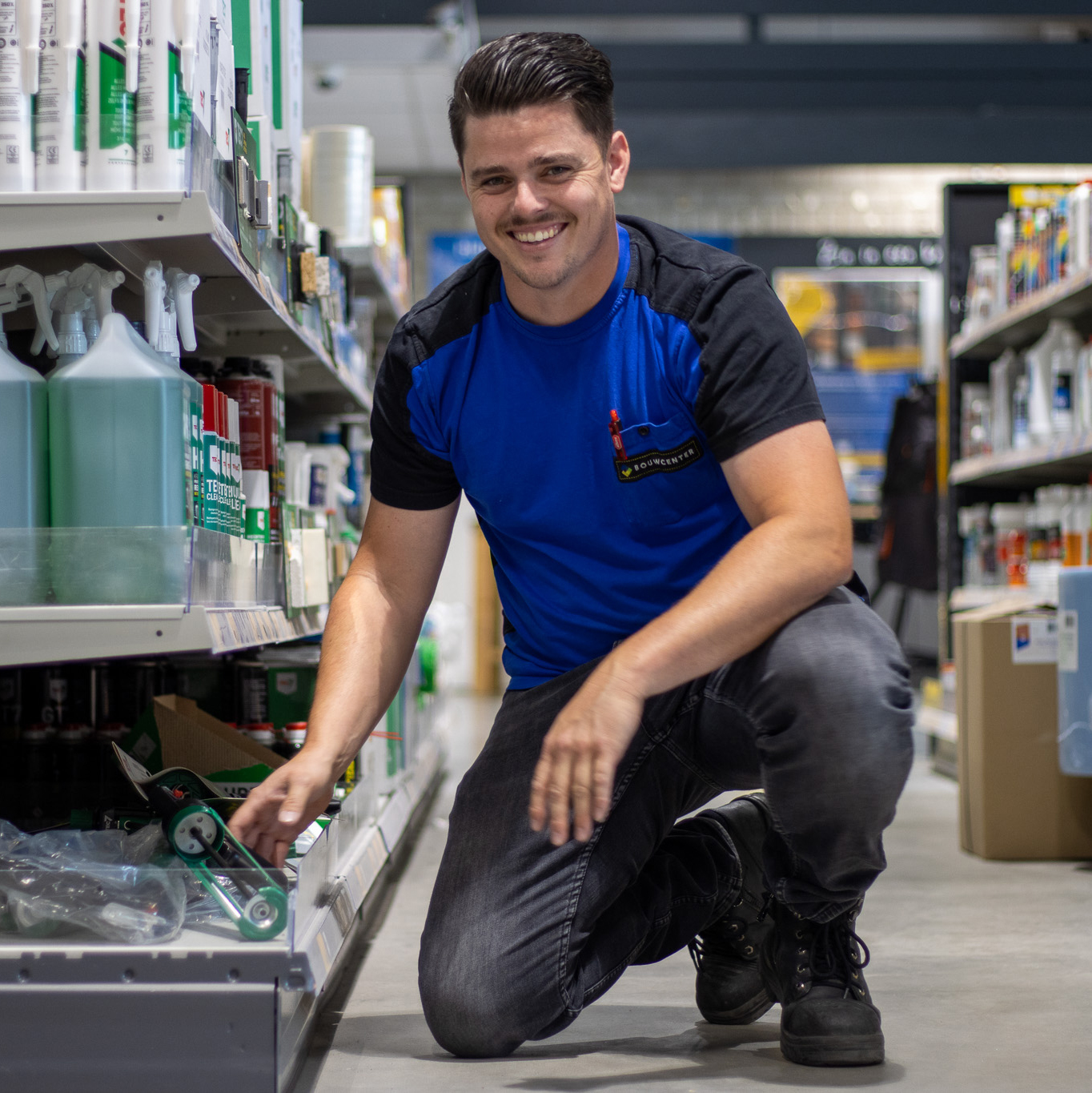 Verkoper Bouwshop