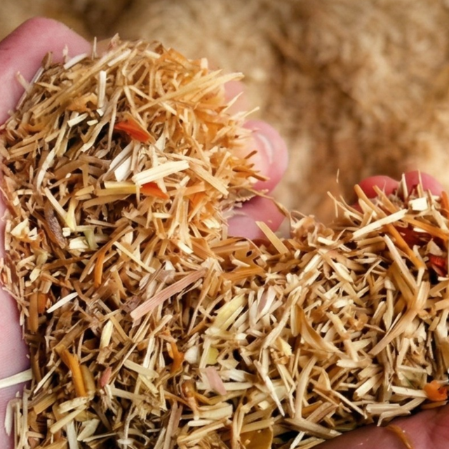 ISO-STROH: Inblaasisolatie van 100% tarwestro