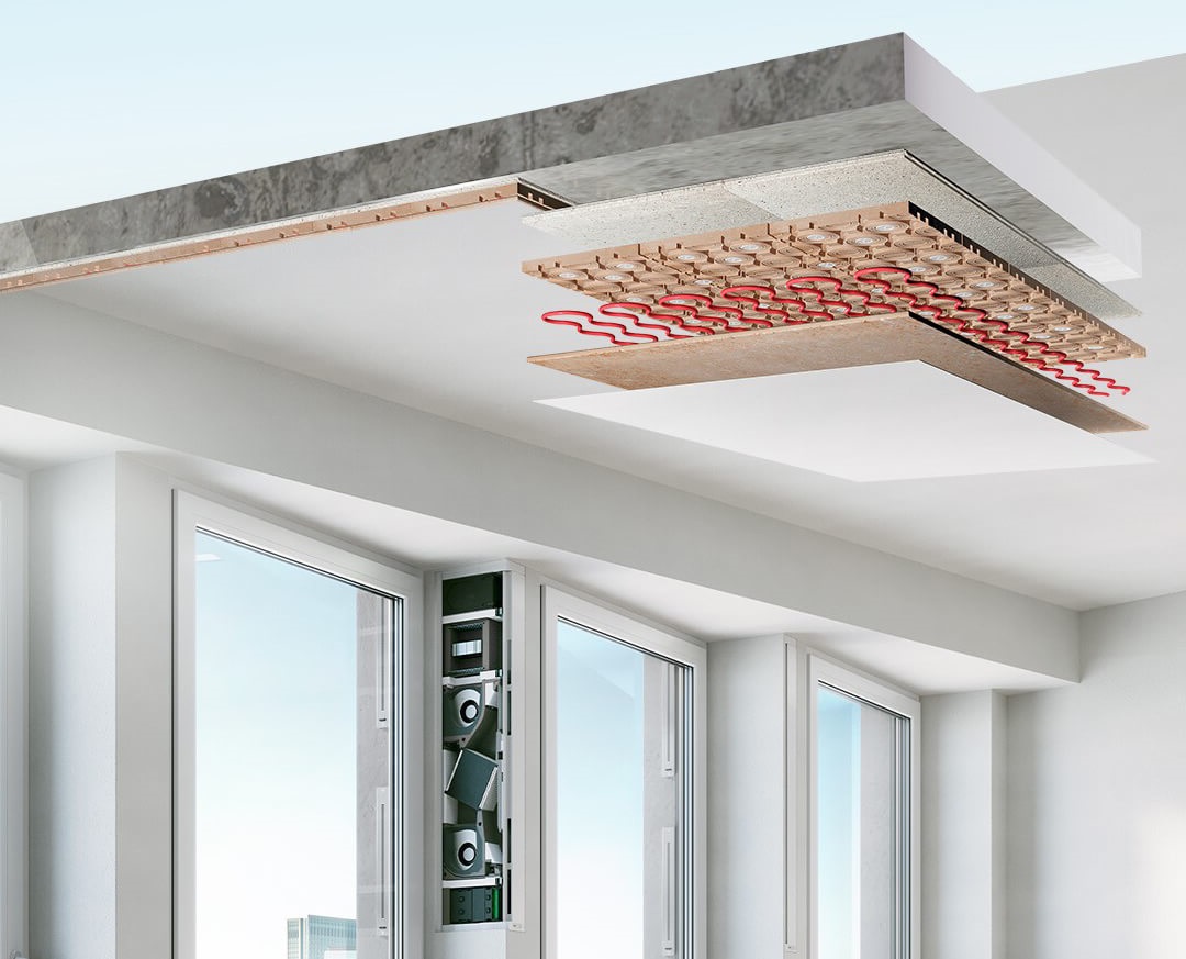 ArgillaTherm: klimaatplafonds met leem