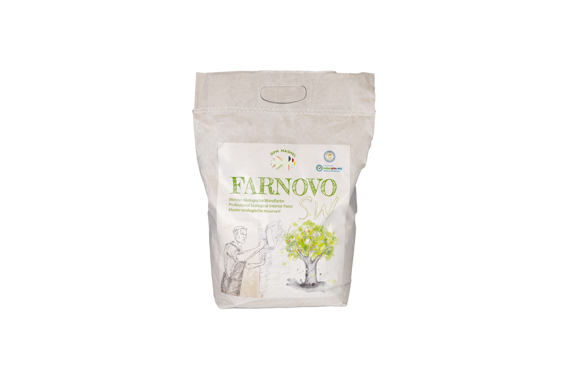 Farnovo: ecologische verf op poederbasis