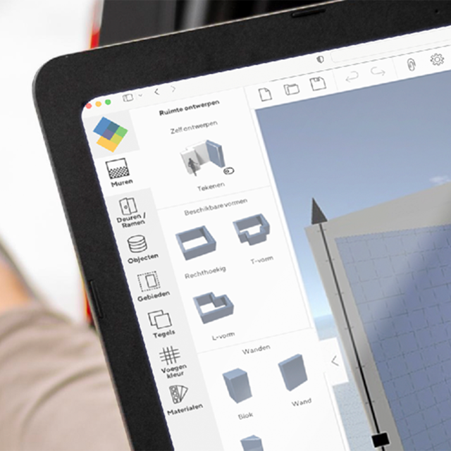 Ontwerp jouw ruimte - 3D tool